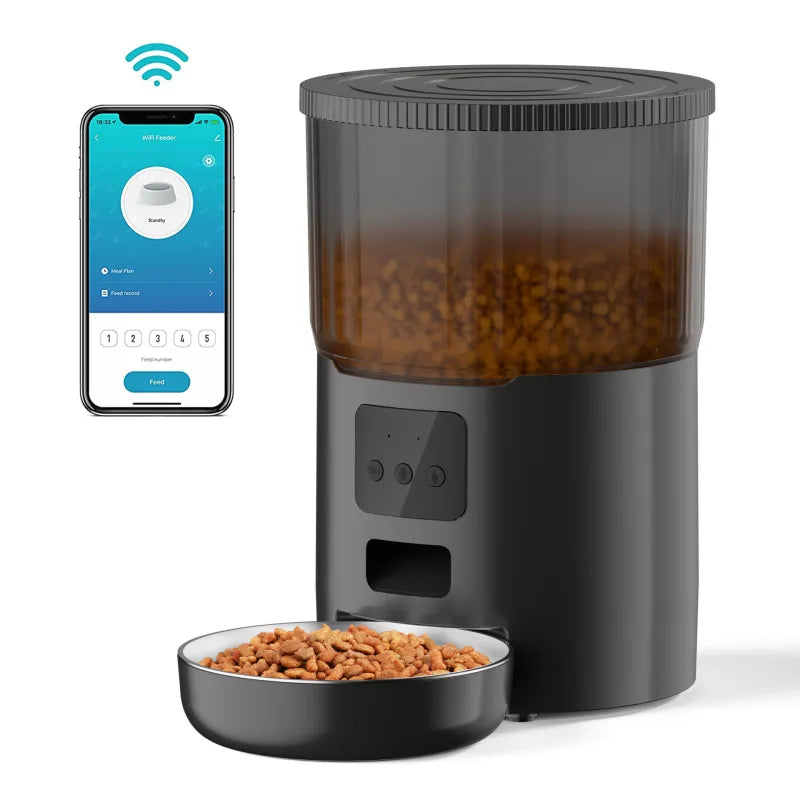 Slimme Automatische Voerbak voor Katten en Honden – 4L – WiFi-Verbonden