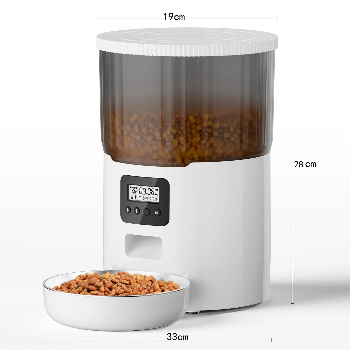 Slimme Automatische Voerbak voor Katten en Honden – 4L – WiFi-Verbonden