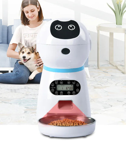 Automatische Voerbak met Programmeerbare Timer
